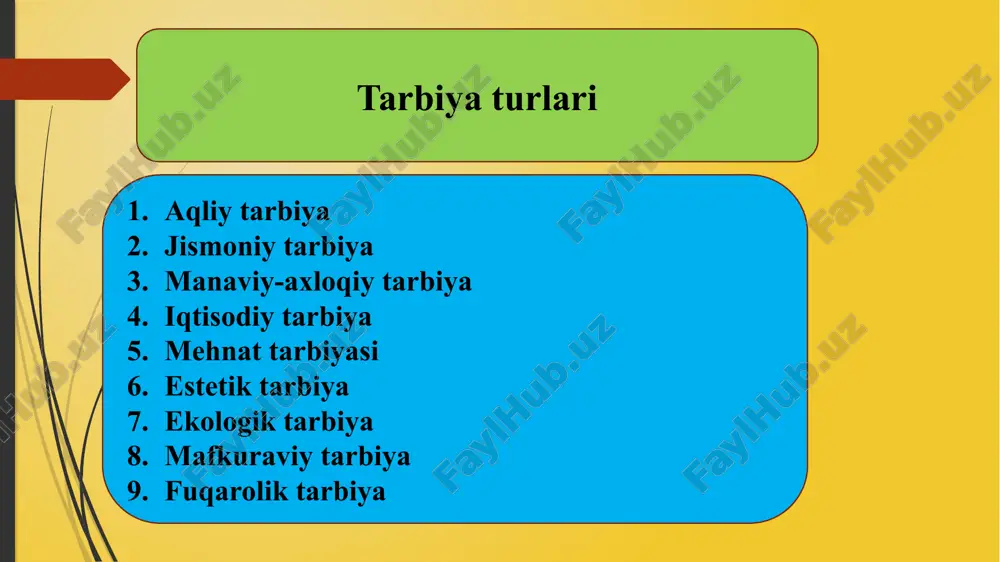muntazam shug‘ullanish ehtiyojini shakllantirish o‘quvchining jismonan sog‘lom bo‘lishini ta’minlash, o‘z sog‘ligiga ongli munosabatni tarbiyalash 9-ilova ma’naviy-axloqiy tabiya "bugungi murakkab va tahlikali dunyoda yoshlar tarbiyasi biz uchun eng muhim va dolzarb vazifa bo'lib qolayotganini ota-ona ustoz-murabbiy sifatida hammamiz yaxshi tushunamiz. shuning uchun ham yoshlarimizning qonuniy huquq va manfaatlarini ta'minlash, ta'lim-tarbiya masalasida xato qilishga hech qanday haqqimiz yo'q. bu masalada xato qilsak, bolalarimizga, farzandlarimizga vatanimizga xiyonat qilgan bo'lamiz". shavkat mirziyoyev 2021-yil 19-yanvar kuni ma'naviy-ma'rifiy ishlar, yoshlar tarbiyasi tizimini tubdan takomillashtirish masalalari bo'yicha videoselektor yig'ilishi bo'lib o'tdi. unda o'zbekiston respublikasi prezidenti shavkat mirziyoyev nutqida birinchi marta "kuchli ma'naviyat", degan ibora yangradi. agar jamiyat hayotining tanasi iqtisodiyot bo'lsa, uning joni va ruhi ma'naviyatdir, dedi shavkat mirziyoyev yig'ilishda. - biz yangi o'zbekistonni barpo etishga qaror qilgan ekanmiz, ikkita mustahkam ustunga tayanamiz. birinchisi bozor tamoyillariga asoslangan kuchli iqtisodiyot. ikkinchisi - ajdodlarimizning boy merosi va milliy qadriyatlarga asoslangan kuchli ma'naviyat". insonning mohiyati uning ma'naviyati va xulqi bilan …
