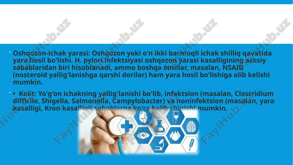 10-14 kun. rezistentlik darajasi yuqori bo'lgan hududlarda, vismut preparatlari va boshqa antibiotiklar qo'shilishi mumkin. e’tiboringiz uchun rahmat image2.jpeg image3.jpeg image4.jpeg image5.jpeg image6.jpeg image7.jpeg image8.jpeg image9.jpeg image10.jpeg image11.png image12.jpeg /docprops/thumbnail.jpeg