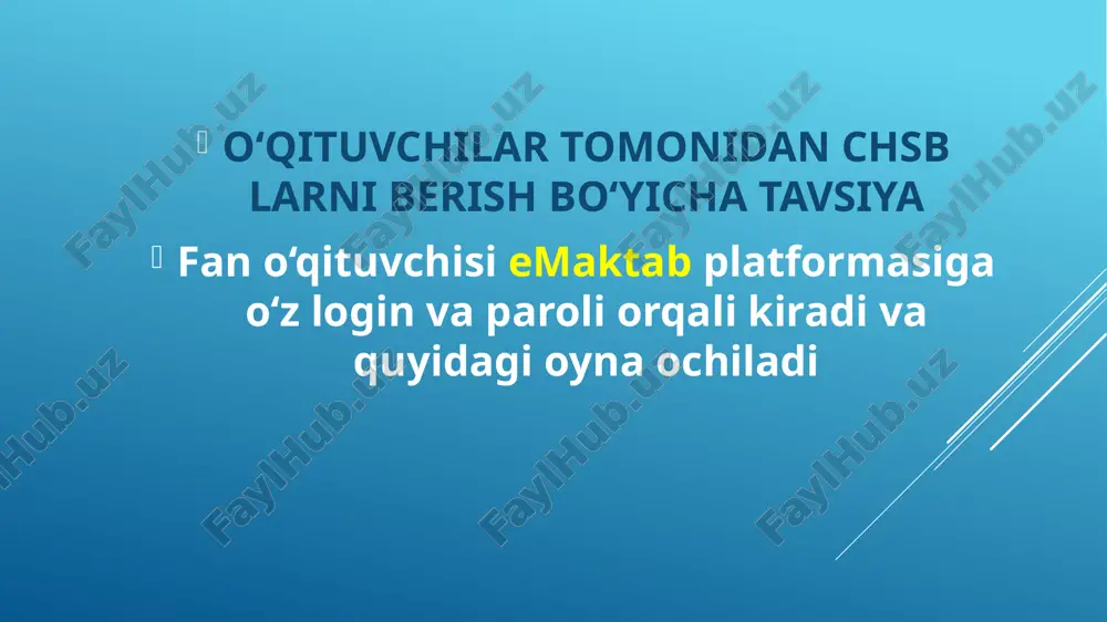 chsb (choraklik summativ baholash) metodik tavsiya - Page 5