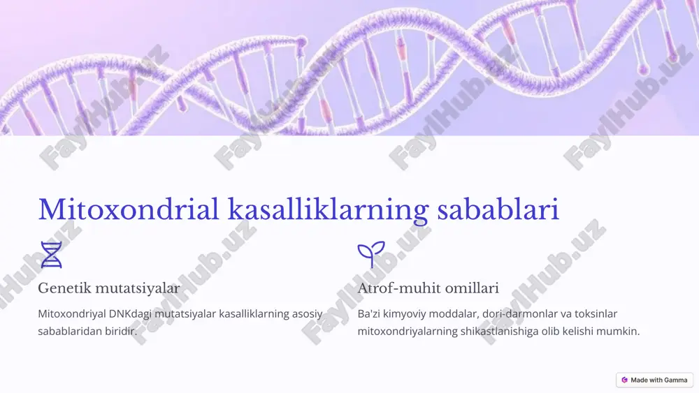 mitoxondrial kasalliklar - Page 5