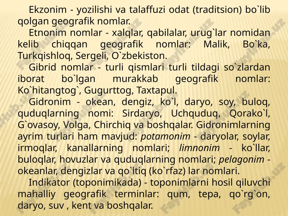 toponomik va geografik nomlar - Page 5