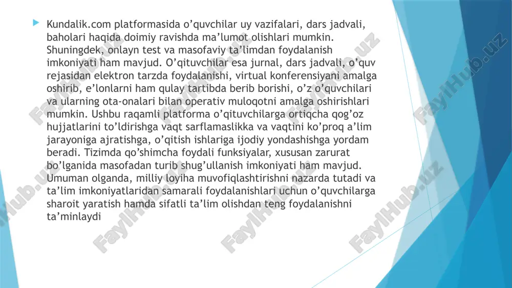 ta`lim jarayoni raqamlashtirish turlari - Page 5
