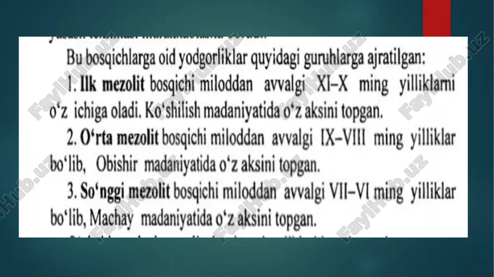 mezolit davri manzilgohlari - Page 5