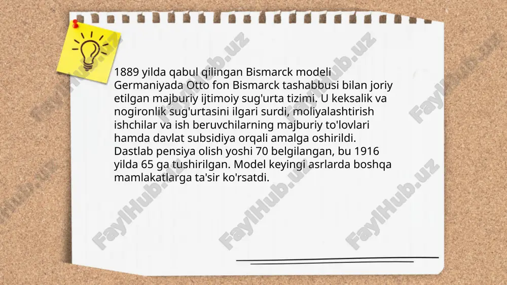 jahonda pensiya tizimining rivojlanish tarixi - Page 5