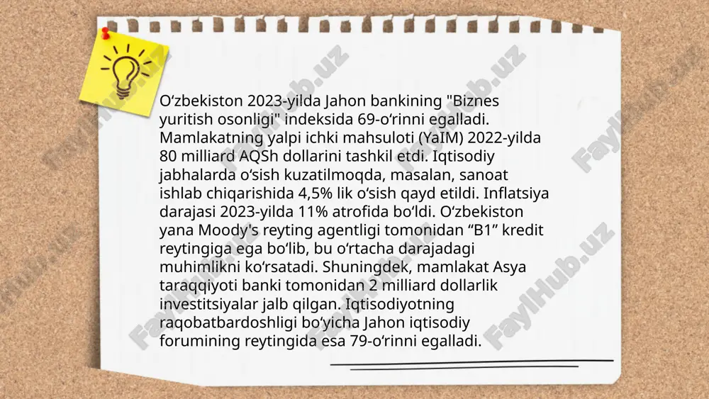 o‘zbekiston xalqaro reytingdagi ko'rsatkichlarini korstishni tarixiy va siyosiy ahamyati - Page 5