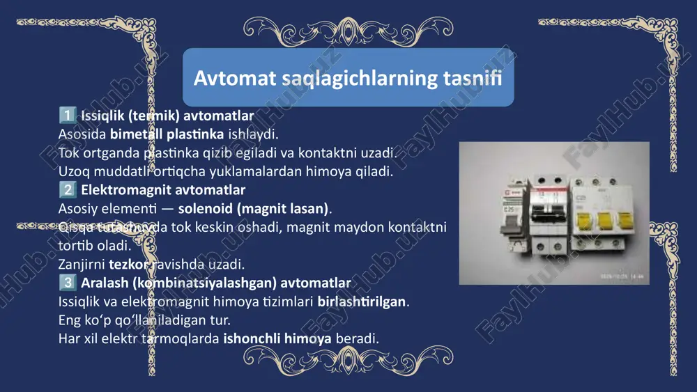 avtomat saqlagich tasnifi - Page 5