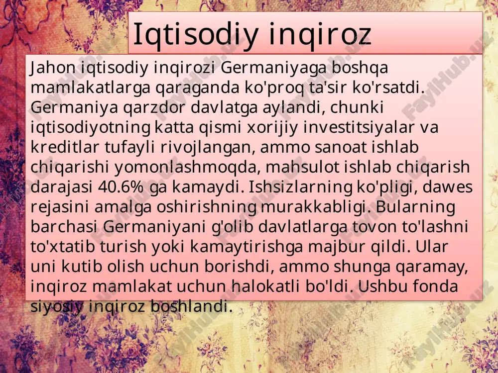 xx-asrboshlarida germaniya urushdan g‘alaba toqibatları - Page 5