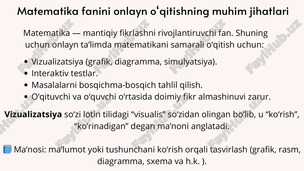 matematika o'qitish metodikasi - Page 5
