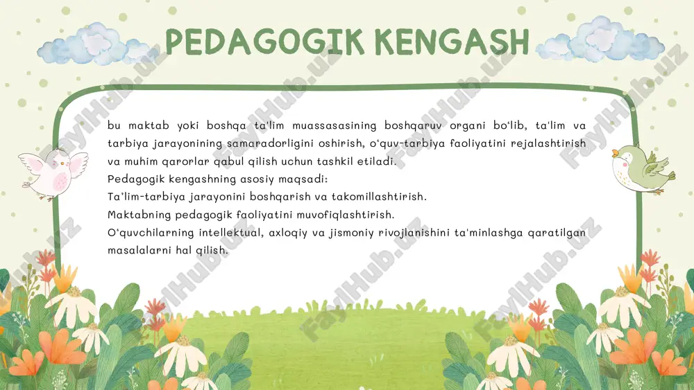 maktab ish rejasi, pedagogik kengash, metodik kengash mavzusida qiyosiy tahlil - Page 5