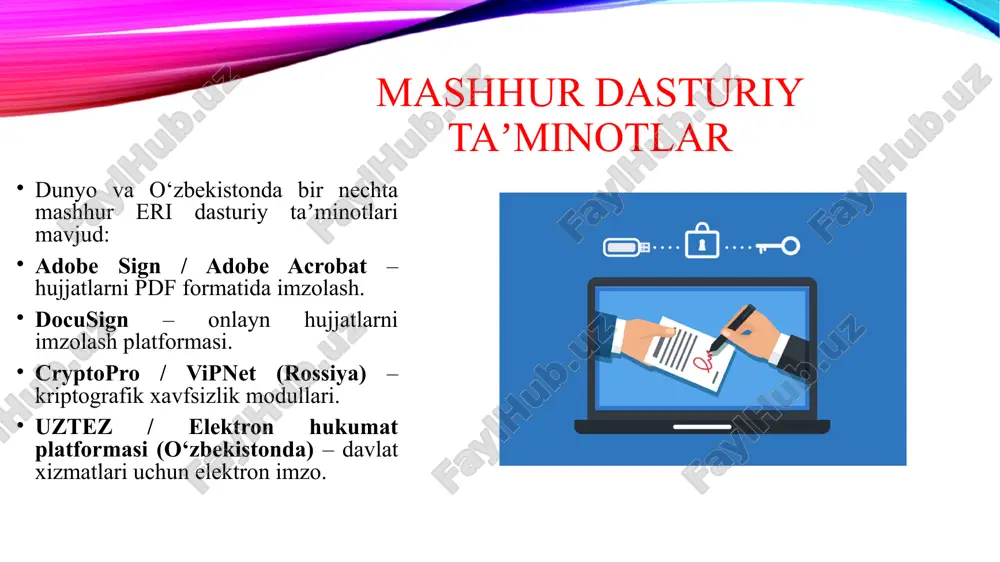 elektron raqamli imzoning dasturiy taʼminoti. - Page 5