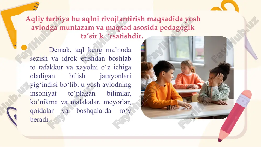 aqliy tarbiya va aqliy rivojlanish - Page 5
