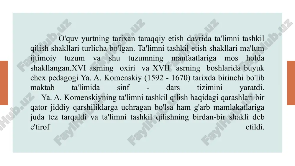 ta’limni tashkili etish shakllari va shakllari - Page 5
