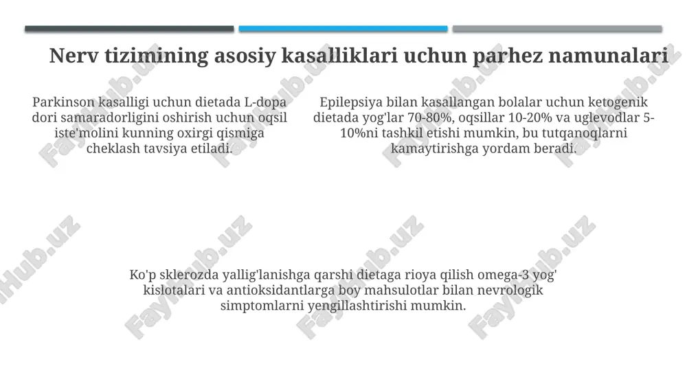 nerv tizimi kasalliklari uchun parhez turlari - Page 5