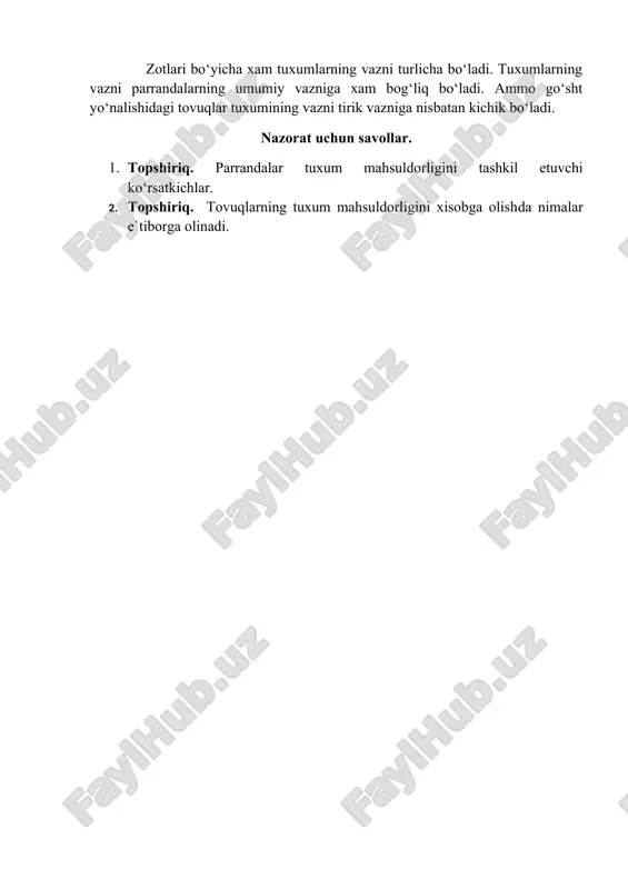 tuxum mahsuldorligi va sifati - Page 5