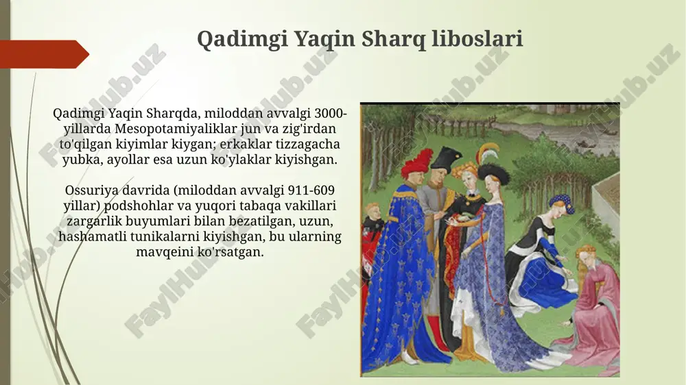 kiyim-kechak tarixi haqida umumiy ma'lumot - Page 5