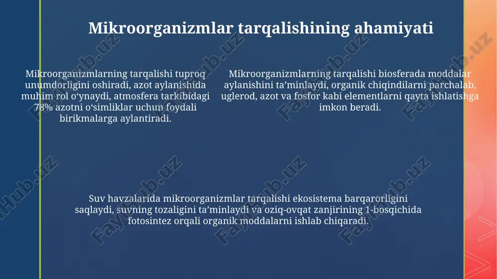 mikroorganizmlarning tabiatda tarqalishi - Page 5