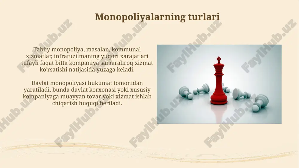 monopoliyalarning shakllanishi va raqobatning kamayishi - Page 5