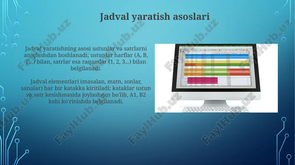 msexseldaoddiyjadvallarniyaratish - Page 5