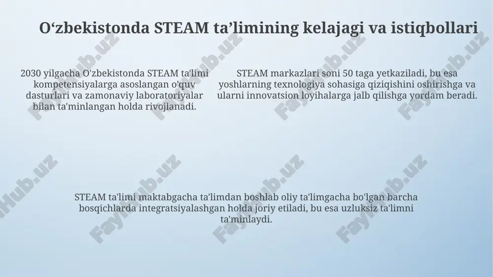 oʻzbekistonda steam taʼlimining rivojlanishi. - Page 5
