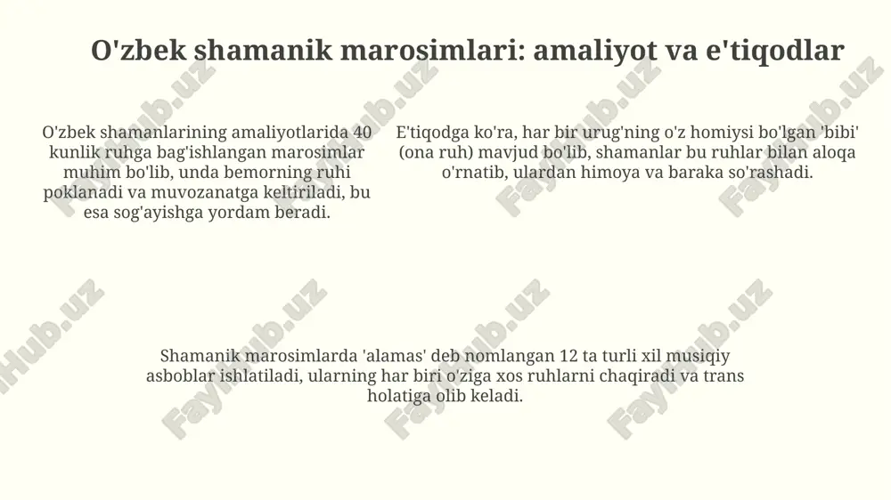 o'zbek shamanizmida marosim folklọri - Page 5