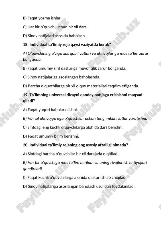 taʼlim unversal dizayni va individual taʼlimiy reja - Page 5