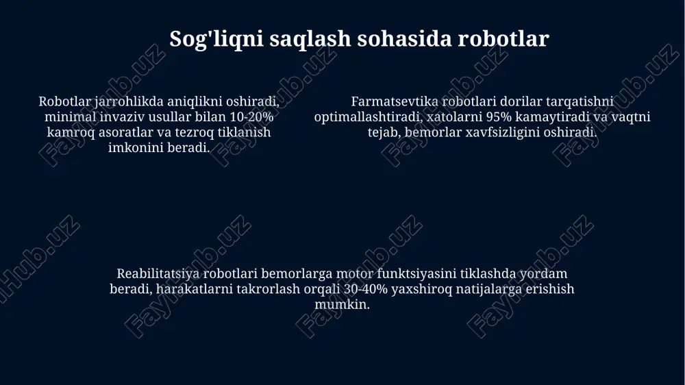 robototexnika inson hayotini qanday o'zgartirmoqda - Page 5