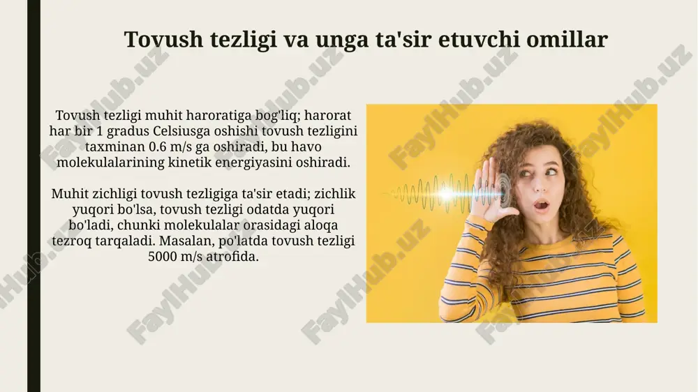 tovush to'lqinlarining tabiati - Page 5