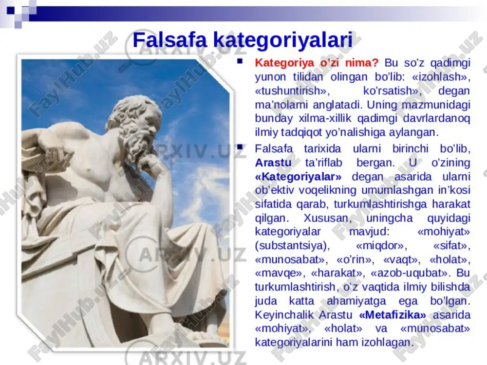 falsafa fanining asosiy maqsadi - Page 5