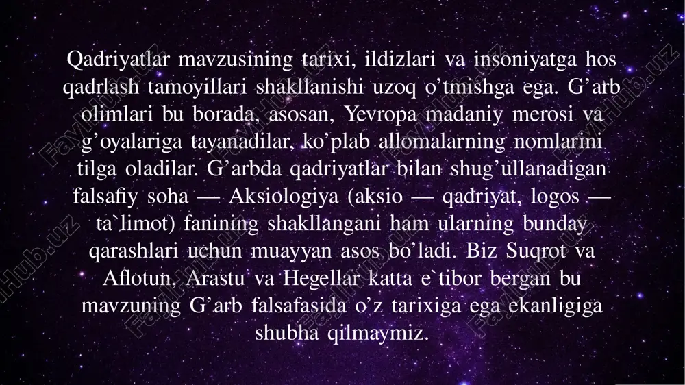 qadriyatlar falsafasi - Page 5