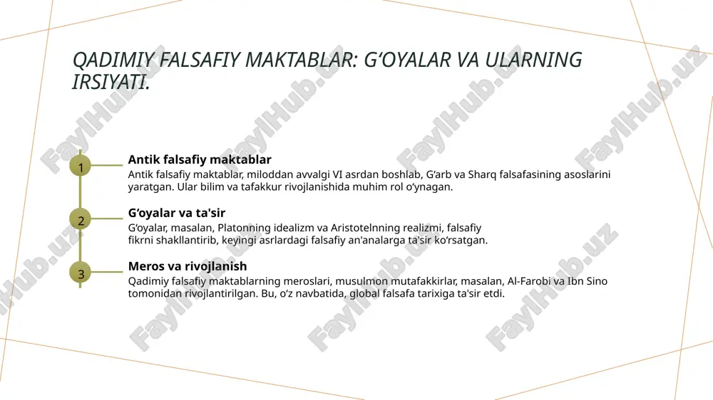 falsafiy taraqqiyotning bosqichlari - Page 5