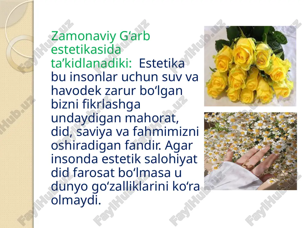 estetikaning zamonaviy yondashuvlari - Page 5