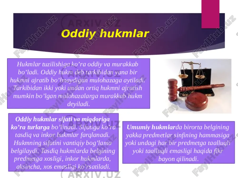 hukmning tarkibi va xususiyatlari - Page 5