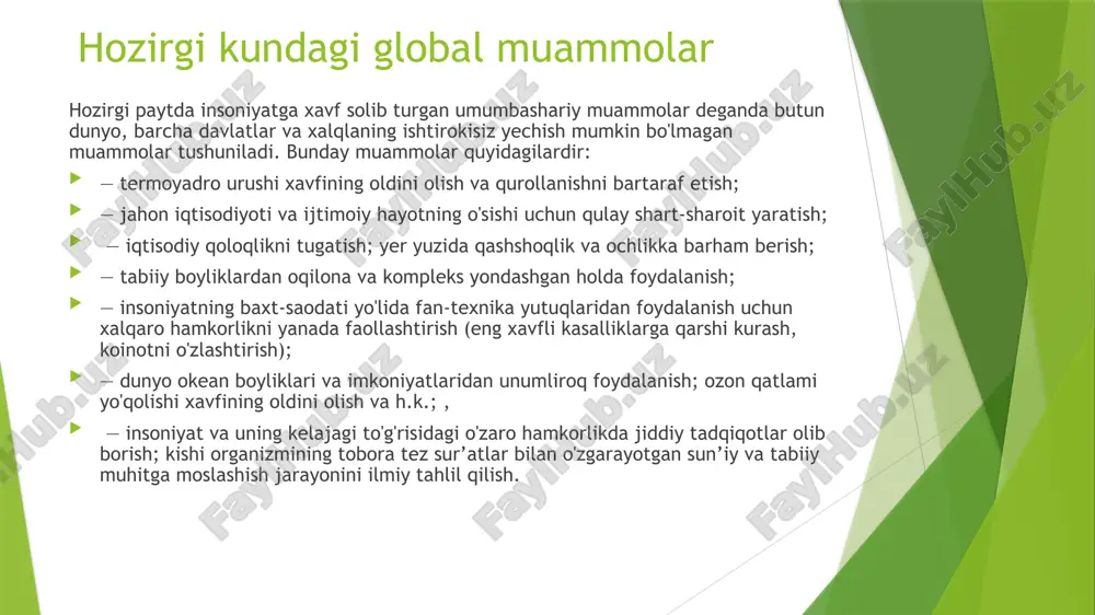 globallashuv va global muammolarning falsafiy jihatlari - Page 5
