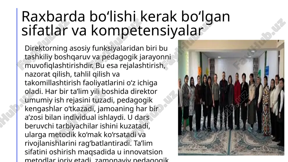 maktabgacha ta'lim tashkiloti rahbari - Page 5