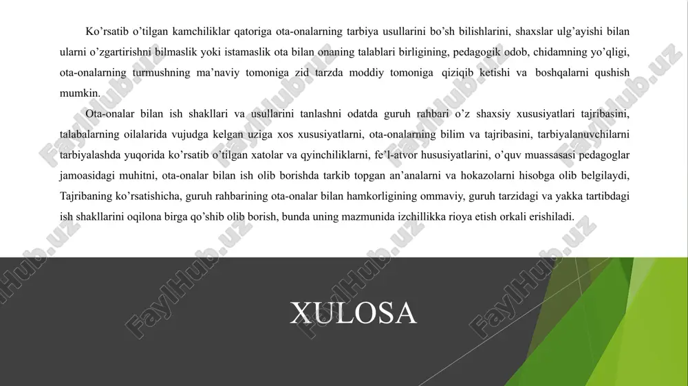 guruh rahbarining ota-onalar va jamoatchilik bilan guruhtarzi dagi ishlar - Page 5