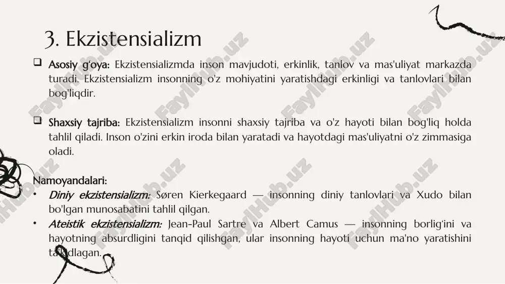 xix-xx asr yevropadagi falsafiy maktablar va ularning g‘oyalari. - Page 5