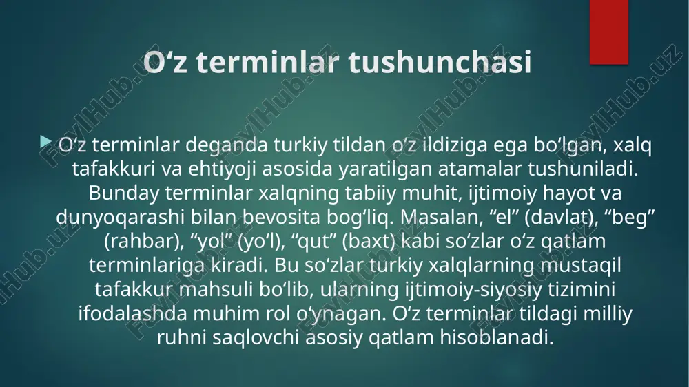 eski turkiy tilida o‘z va o‘zlashgan qatlam terminologiyasi - Page 5