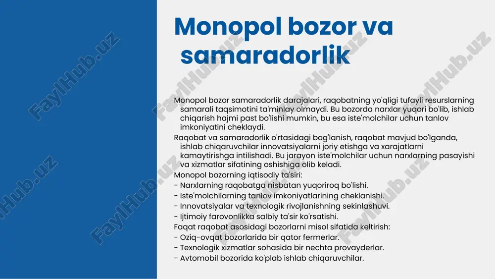 monopol bozor tushunchasi - Page 5