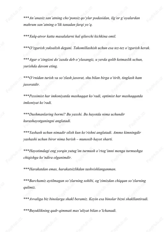 ir.ammo qanchalik g'amgin bo'lmasin, ushbu faktlar e`tibordan chetda qoldiriladigan, kech bo'lmasdan oldin tegishli xulosa chiqarilmaydigan bo'lsa – biz tomondan yo'l qo'yilgan kechirilmas kaltabinlik va kaltafahmlik bo'ladi.uzoq sharqdagi, ayniqsa, manjuriyadagi ishlar holati ham tashvishga solmoqda. shaxsan o'zim ishtirok etgan yalta konferensiyasida erishilgan bitim shartlari sovet rossiyasi uchun nihoyatda foydali bo'lgan. buni bitim imzolanayotgan fursatda germaniyaga qarshi urush 1945 yilning yozi, ehtimol kuzigacha cho'zilib ketmasligiga hech kim kafil bo'la olmagani bilan izohlash mumkin. boshqa tomondan esa, o'sha davrda hamma germaniya engilganidan so'ng, yaponiyaga qarshi kechadigan urush kam deganda o'n sakkiz oy davom etishini taxmin qilgan. siz amerikaliklar uzoq sharqda qaror topgan vaziyatni yaxshi bilishingiz, xitoy bilan qalin do'st tutinganingizni inobatga olgan holda, ushbu mavzuni cho'zib o'tirishni lozim topmadim. siz-u bizning g'arb va sharqdagi dunyomizni qamrab olayotgan mudhish sharpani ta`riflab o'tishni o'z burchim deb bildim. versal shartnomasi imzolanayotgan davrda men ministr lavozimida faoliyat yuritgan bo'lib, versalning britaniya delegasiyasiga rahbarlik qilgan lloyd jorjga yaqin …