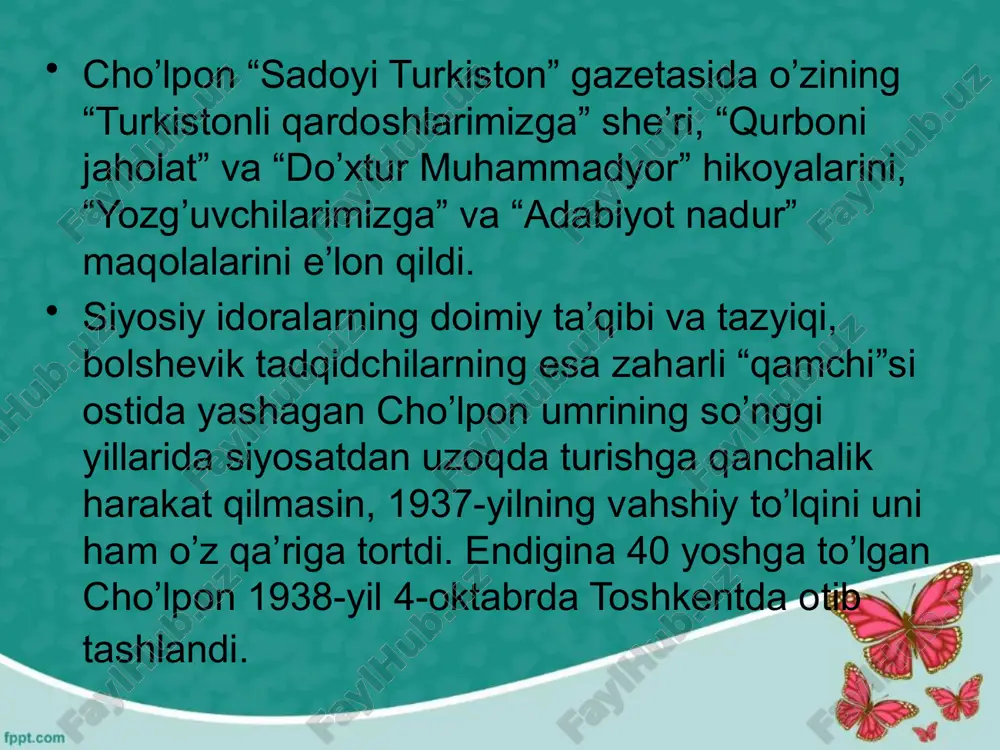 cho'lponning buloqlar sheriy to'plami - Page 5