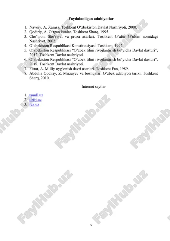 alar va elektron kutubxonalar orqali o‘zbek tilida kontentlar yaratish, onlayn kurslar va darsliklar bilan tilni ommaviylashtirish milliy g‘urur va iftixorni oshiradi. 2023-yilda internetdagi o‘zbek tilidagi kontent 60% ga oshgan bo‘lib, bu tilning yosh avlod orasida keng qo‘llanilayotganini ko‘rsatadi. ona tilini rivojlantirish va unga hurmat ko‘rsatish millatning madaniy va ma’naviy mustaqilligini saqlashga xizmat qiladi. til millatning o‘zligini anglash, madaniy merosini saqlash va kelajak avlodga yetkazish vositasi sifatida ishlaydi. oʻzbek tilining milliy g‘urur va iftixor ramzi sifatidagi ahamiyati shundaki, til orqali millat o‘z tarixini, madaniyatini va ma’naviy qadriyatlarini avlodlarga yetkazadi, xalqning o‘zligini anglashiga, milliy birligini mustahkamlashga xizmat qiladi. tilning rivojlanishi va keng qo‘llanilishi millatning mustaqilligi, g‘ururi va iftixori timsolidir. xulosa oʻzbek tili nafaqat xalqimizning eng qadimiy va boy madaniy merosi, balki milliy g‘urur va iftixor ramzi sifatida ham alohida ahamiyatga ega. tarixiy manbalar va adabiy meros shuni ko‘rsatadiki, tilimiz qadimgi turkiy ildizlardan rivojlanib, alisher navoiy, abdulla qodiriy, cho‘lpon va boshqa yozuvchilar asarlarida …