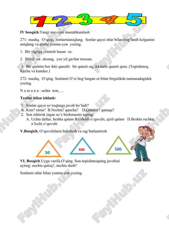 3-sinf fan: ona tili - Page 5