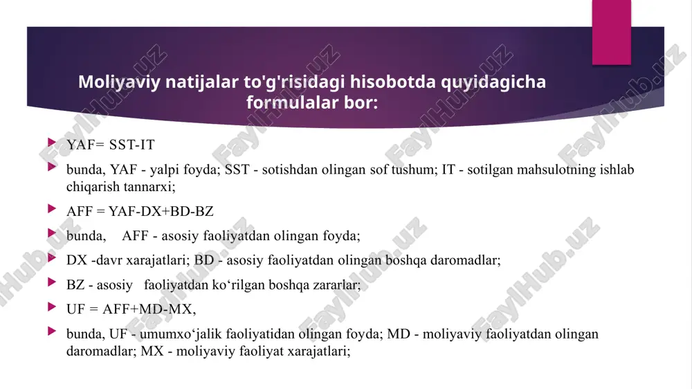 moliyaviy holat to’g’risidagi hisobot - Page 5