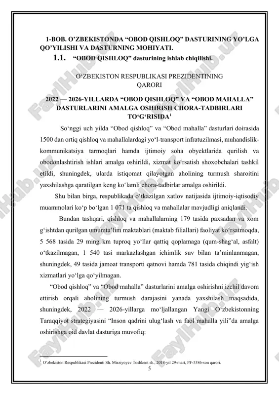 bod qishloq” va “obod mahalla” dasturlari doirasida uy-joy fondini yaxshilash borasida amalga oshiriladigan chora-tadbirlarning maqsadli parametrlari 7-ilovaga, shuningdek, 2022-yil uchun ularning manzilli ro‘yxatlari 7a — 7n-ilovalarga muvofiq; · 2022 — 2026-yillarda “obod qishloq” va “obod mahalla” dasturlari doirasida fuqarolarning o‘zini o‘zi boshqarish organlari komplekslari, bozor infratuzilmasi obyektlarini qurish hamda ta’mirlash borasida amalga oshiriladigan chora-tadbirlarning maqsadli parametrlari 8-ilovaga, shuningdek, 2022-yil uchun ularning manzilli ro‘yxatlari 8a — 8n-ilovalarga muvofiq; · 2022 — 2026-yillarda “obod qishloq” va “obod mahalla” dasturlari doirasida aloqa, axborotlashtirish va aholiga transport xizmati ko‘rsatish tizimini yaxshilash borasida amalga oshiriladigan chora-tadbirlarning maqsadli parametrlari 9-ilovaga, shuningdek, 2022-yil uchun ularning manzilli ro‘yxatlari 9a — 9n-ilovalarga muvofiq; · 2022 — 2026-yillarda “obod qishloq” va “obod mahalla” dasturlari doirasida aholi punktlarini obodonlashtirish borasida amalga oshiriladigan chora-tadbirlarning maqsadli parametrlari 10-ilovaga, shuningdek, 2022-yil uchun ularning manzilli ro‘yxatlari 10a — 10-ilovalarga muvofiq tasdiqlansin. o‘zbekiston respublikasining bosh vaziri a.n. aripovga, zarur hollarda, ushbu band bilan tasdiqlanayotgan maqsadli parametrlar …