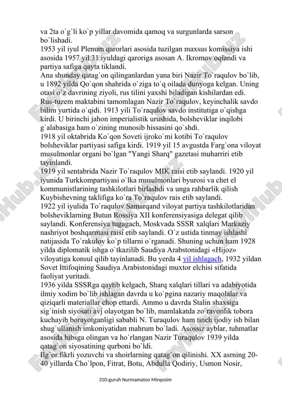 uylarida ochilgan maktabda bolalarni o`qitar edilar. yosh akmal ham ularga qo`shilib savodini chiqaradi, diniy va dunyoviy darsliklarni, kitoblarni o`qish imkoniyatiga ega bo`ldi. 1918 yil 18 fevralda eski shahar tashkiloti a. ikrsmovni bolsheviklar safiga qabul qiladi. ushbu davrdagi barcha ziyolilar qatori u ham sovet mafkurachilarining nayrangiga ishonib aldandi. shu kundan e`tiboran u, partiya qayerga yuborgan bo`lsa o`sha yerda, o`z kuchi va bilimini ayamay sarf qildi. 1926 yilda "hujum" tadbiri buyicha partiya a`zosi sifatida toshkent, farg`ona, namangan, karshi, termiz va boshqa shaharlarda faol xotin-qizlar bilan uchrashdi. 1926 yilda mehnat qizil bayroq, 1935 yil dekabrida lenin ordeni bilan taqdirlandi. 1937 yil 2-13 mart kunlari moskvadagi soyuzlar uyning katta zalida f.xo`jayev, a.ikromov va boshqalar sud qilinadi va 15 mart kuni shoshilinch ravishda qamoqxonada otib tashlanadi. toshkendagi qamoqxonada ushlab turilgan xotini zelkina ham 1938 yilning 7 oktabrida otib tashlanadi. akmal ikromovning 5ta aka ukalari va 2ta o`g`li ko`p yillar davomida qamoq va surgunlarda sarson bo`lishadi. …