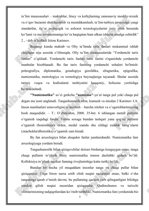 gangan desak xato bo’lmaydi. 7 kollektsionerlar turli zamon va davrlardagi tanga, chaqa pullarni yig’ib ularni kataloglarini (ro’yxatlari) tuzganlar va xar qaysisini aloxida tarzda ta`rifini yozganlar. ularning ko’pchiligi qadimgi tillarni bilganliklaridan tanga chaqalardagi xatlarni o’qishga xarakat qilganlar. ayrim kollektsionerlar to’plagan tangalarini bir joyga to’plab umumiy kollektsiya tashkil etganlar. qirollar va imperatorlar qimmatbaxo tangalarni davlat xazinasidan ajratib olib maxsus myuntskabinetlar (tangalarni saqlovchi xonalar) tashkil etganlar, xamda ularni o’rganish va ularga tartib berish uchun olimlarni jalb etganlar. xozirgi kunda angliya, frantsiya, sankt-peterburg, vena, berlin kabi mamlakat shaxarlarida jaxondagi yirik yig’ma koolektsiyalar mavjud. dastlabki tangashunoslikning izlanishlari natijasida ilk bor 14 asrda andreo ful’vionning yunon va rim tangalari ifodalangan "taniqli kishilar tasviri" nomli kitobi nashr etildi. ushbu kitob mashxur xukmdorlarning tasviri va ularning xayoti xaqida qisqacha ma`lumot berganligi bilan mazkur tadqiqot qiziqish uyg’otdi. keyinchalik 1553 yili gil’oma rud " dunyo yaratilgandan buyon yashagan taniqli kishilarning tangalardagi xayoti va faoliyati xaqida qisqacha ma`lumot " nomli kitobini …