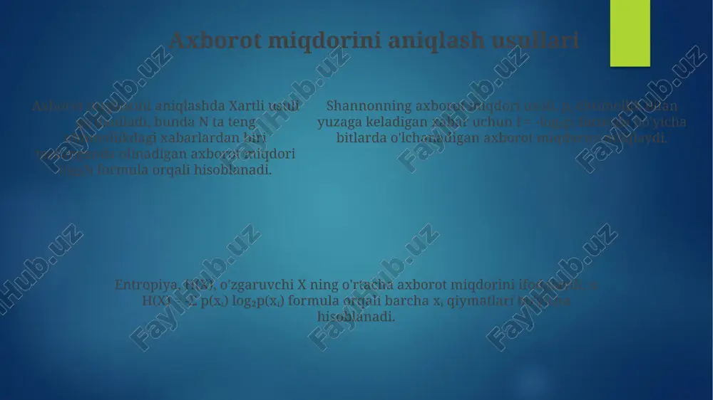 axborot nazariyasi - Page 5