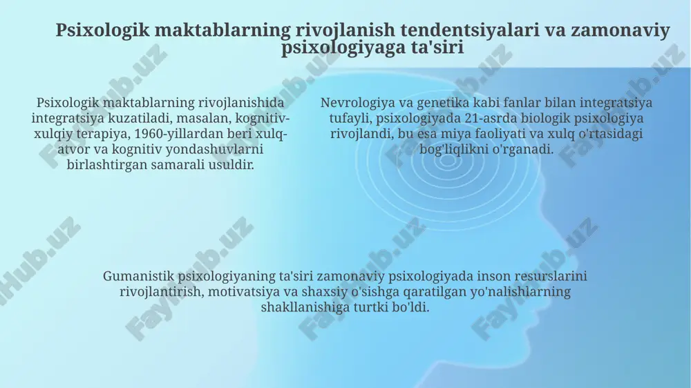 psixologik maktablarning yuzaga kelishi tarixi - Page 5