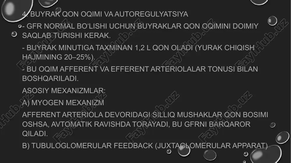 buyrak koptokcha filtrlatsiya tezligi - Page 5