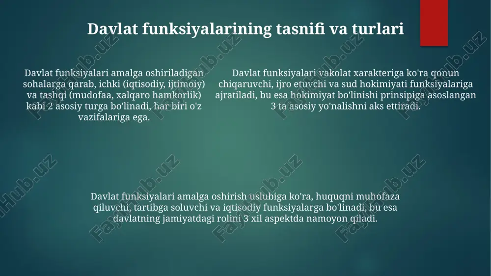davlat funksiya tushunchalari va turlari - Page 5